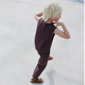 ZARA WAFFLE LONG JUMPSUIT